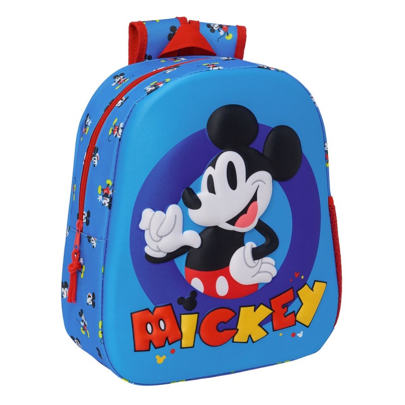 Cartable Mickey Mouse Clubhouse Bleu 27 x 33 x 10 cm