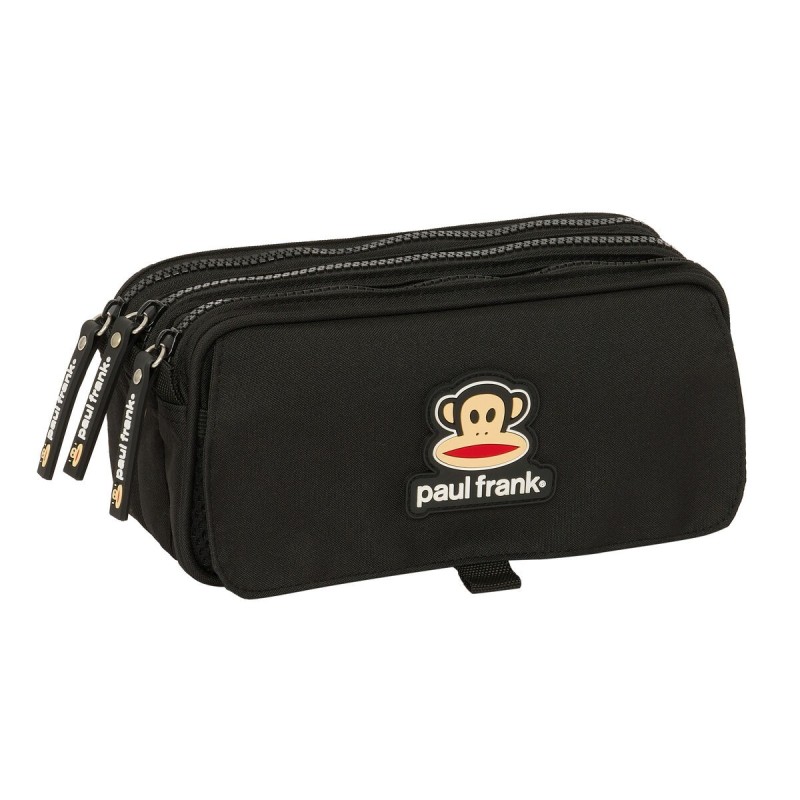 Trousse Fourre-Tout Double Paul Frank Join the fun Noir 21