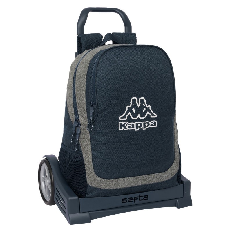 Cartable à roulettes Kappa Dark navy Gris Blue marine 32 x 44 x 16 cm