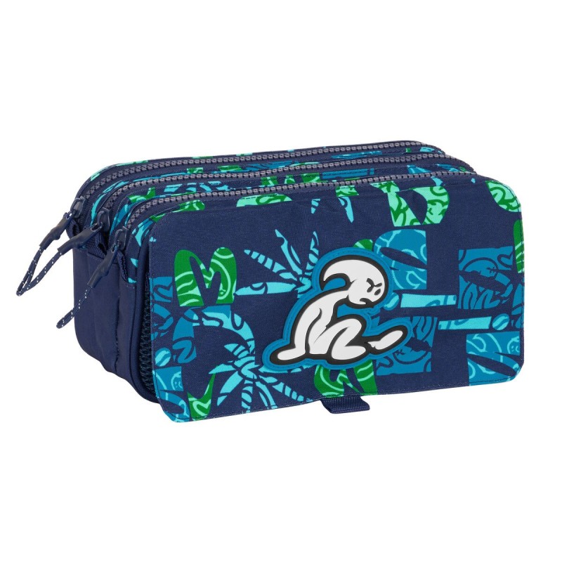 Trousse Fourre-Tout Triple El Niño Glassy Blue marine 21