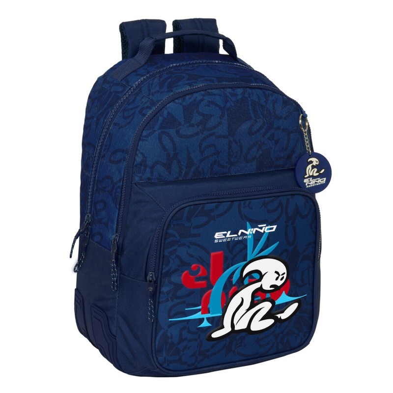 Cartable El Niño Paradise Blue marine 32 x 42 x 15 cm