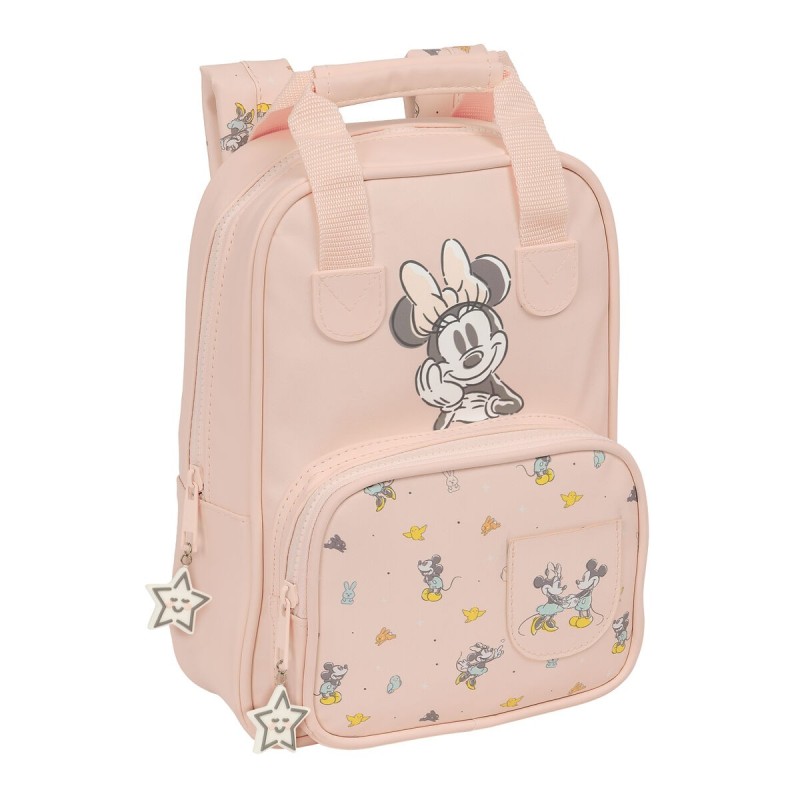 Cartable Minnie Mouse Baby Rose 20 x 28 x 8 cm