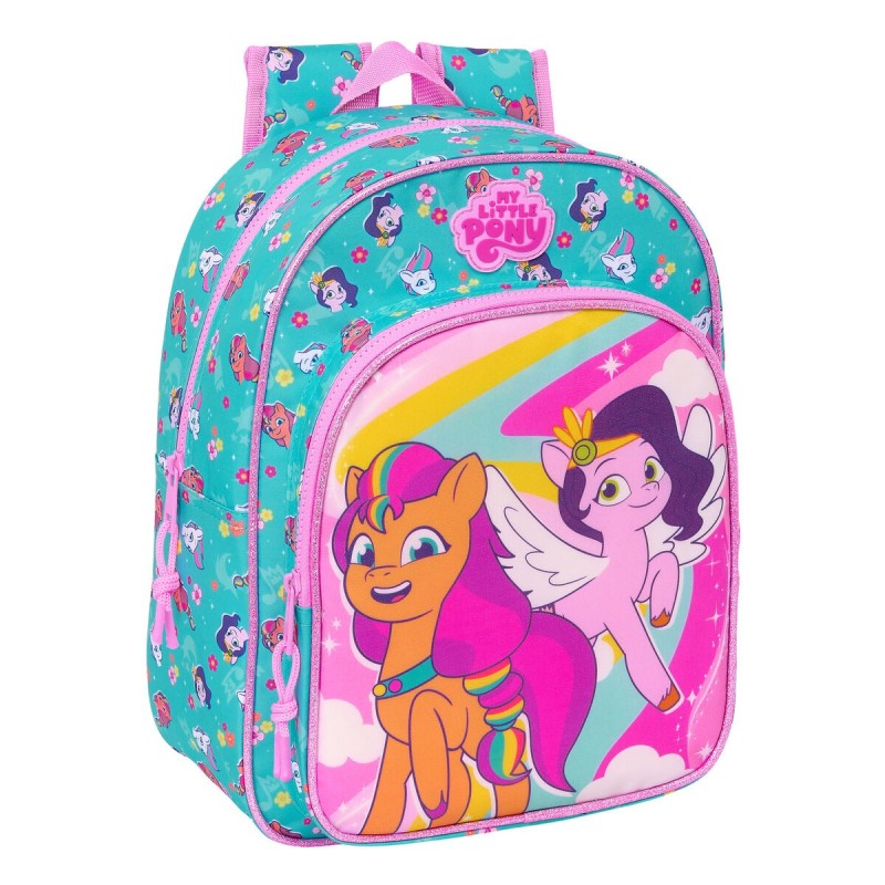 Cartable My Little Pony Magic Rose Turquoise 26 x 34 x 11 cm