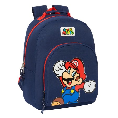 Cartable Super Mario World Blue marine 32 x 42 x 15 cm