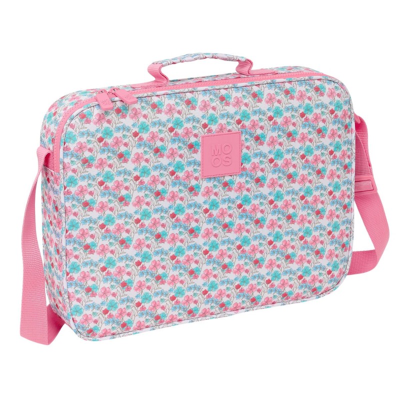 Cartable d'école Moos Flores Multicouleur 38 x 28 x 6 cm