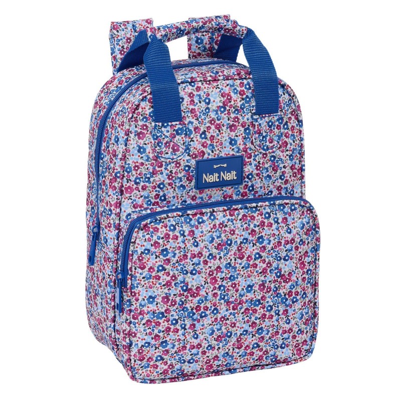 Cartable Nait Nait Flores coimbra azul Bleu 20 x 28 x 8 cm