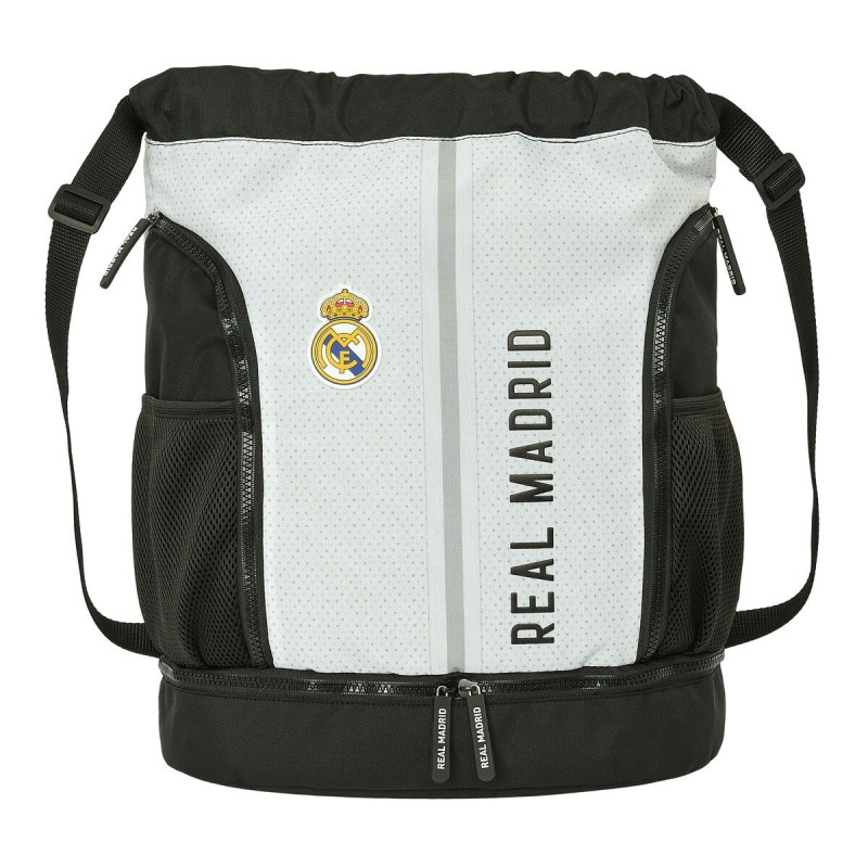 Sac à dos enfant Real Madrid C.F. 24/25 Blanc Gris 35 x 40 x 1 cm