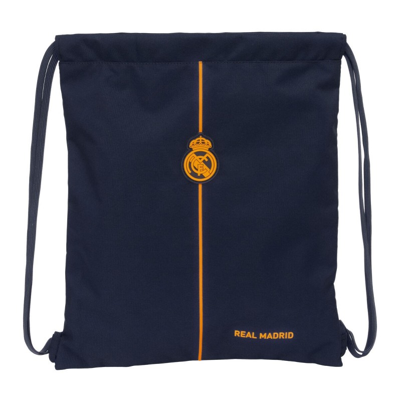 Sac à dos serré par des ficelles Real Madrid C.F. 2nd Kit 24/25 Blue marine 35 x 40 x 1 cm