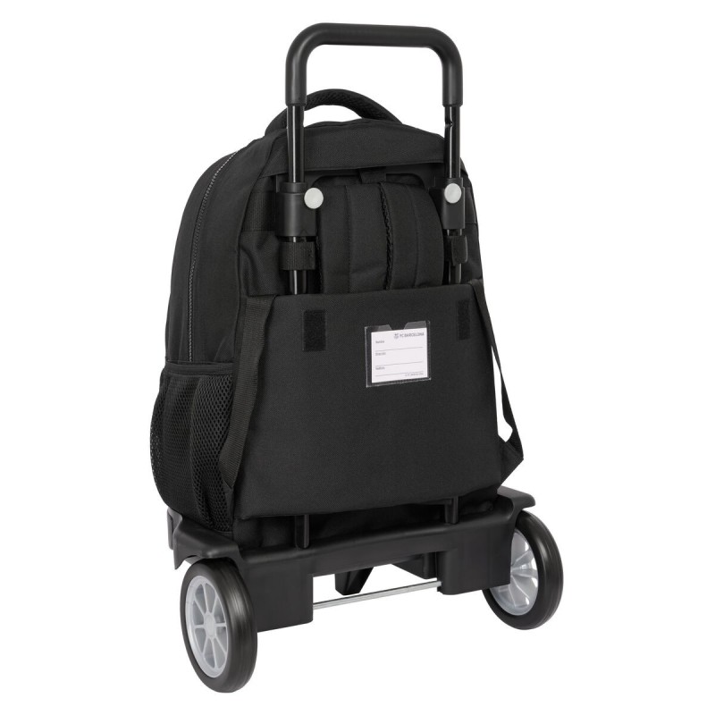 Cartable F.C. Barcelona Black Noir 33 x 45 x 22 cm