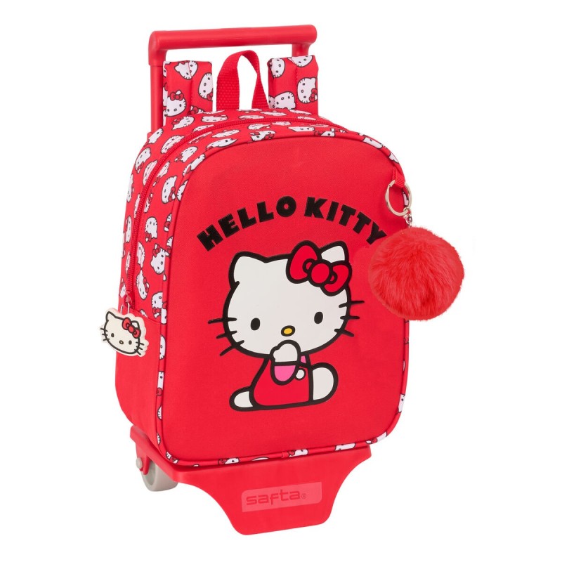 Cartable Hello Kitty Iconic Blanc Rouge 22 x 27 x 10 cm