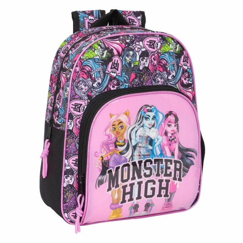 Cartable Monster High Drama Multicouleur 28 x 34 x 10 cm