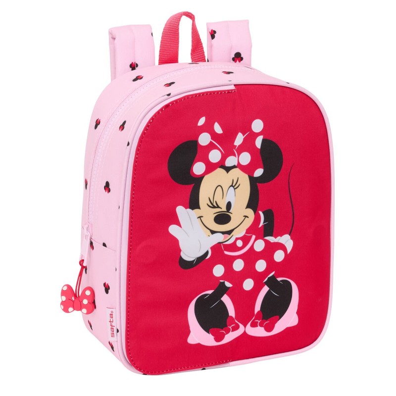 Cartable Minnie Mouse Naive Rose 22 x 27 x 10 cm