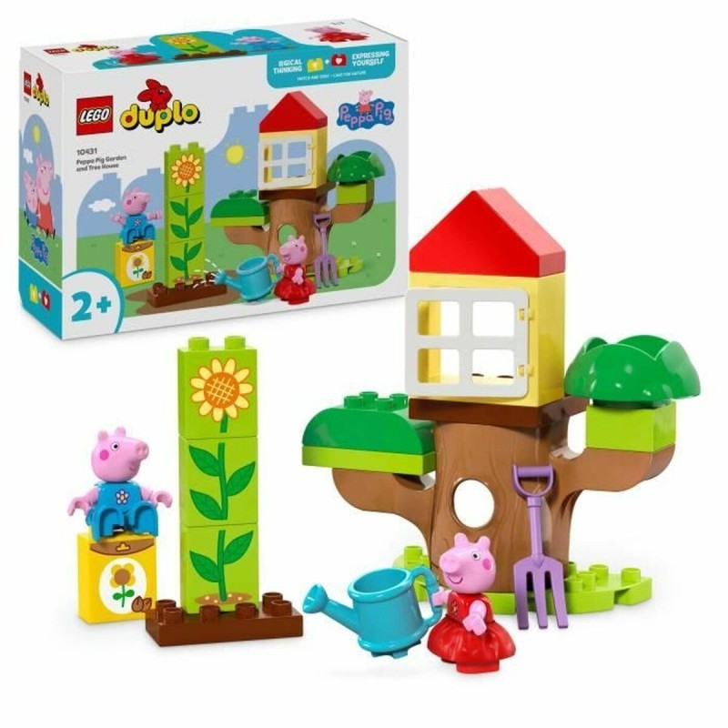 Set de construction Lego Peppa Pig's Garden and Treehouse Multicouleur