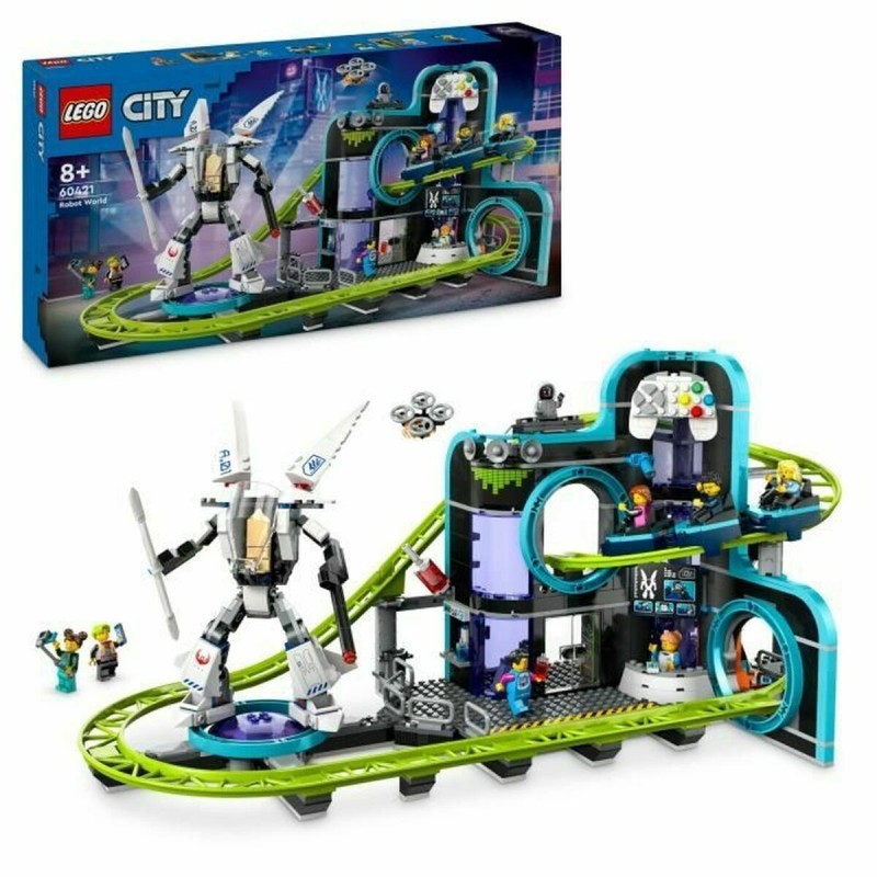 Set de construction Lego 60421 Robot World Amusement Park Multicouleur