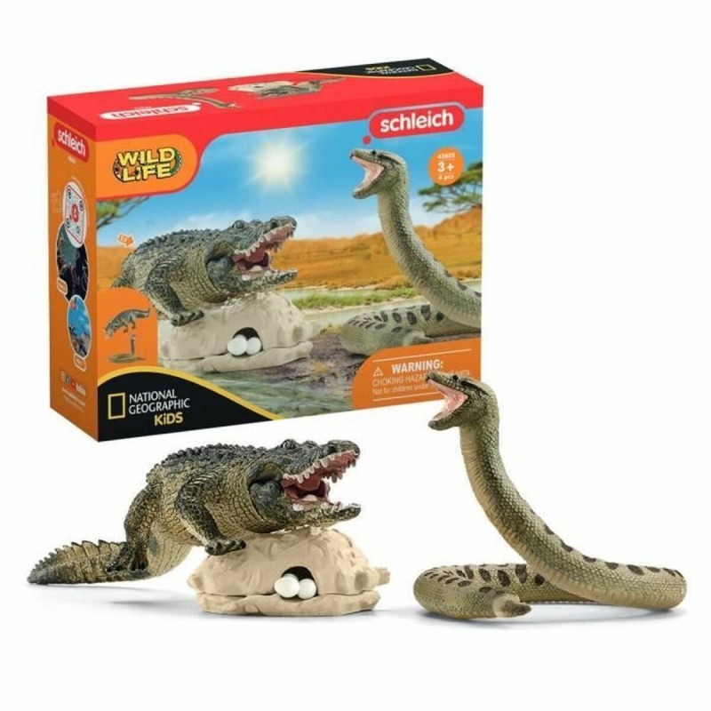 Playset Schleich Alligator/Anaconda Duel Set