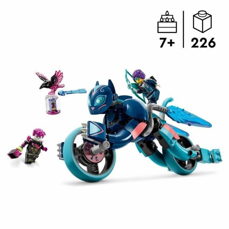 Set de construction Lego Zoey's Cat-Motorcycle Multicouleur