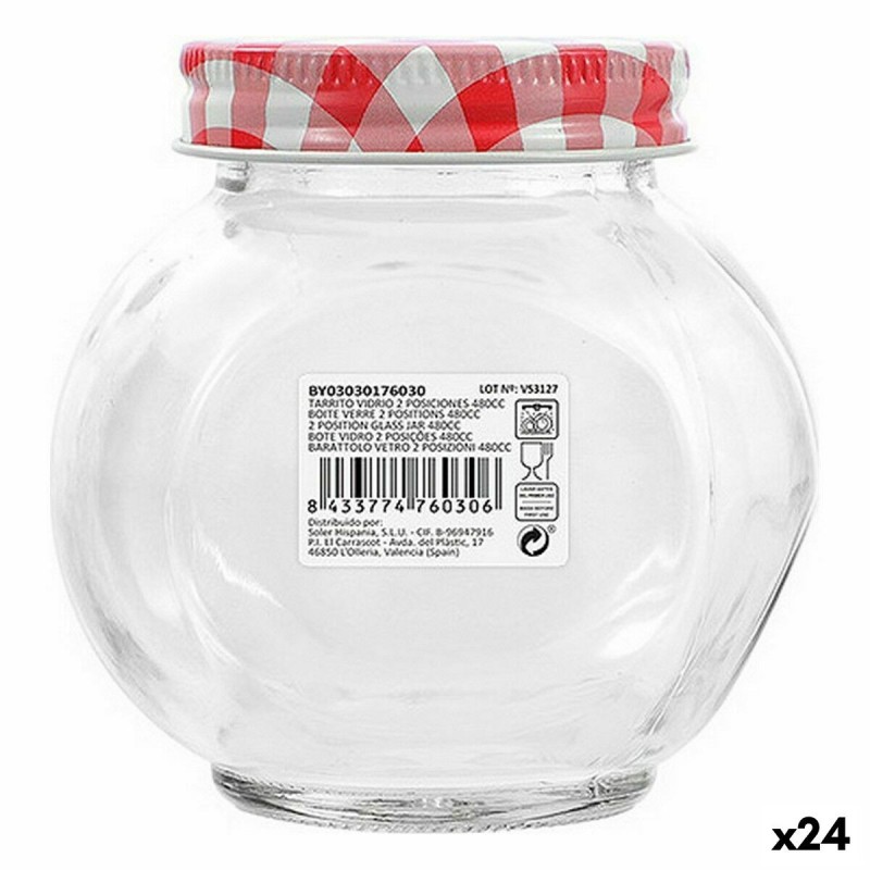 Bocal Mediterraneo verre 480 ml (24 Unités)