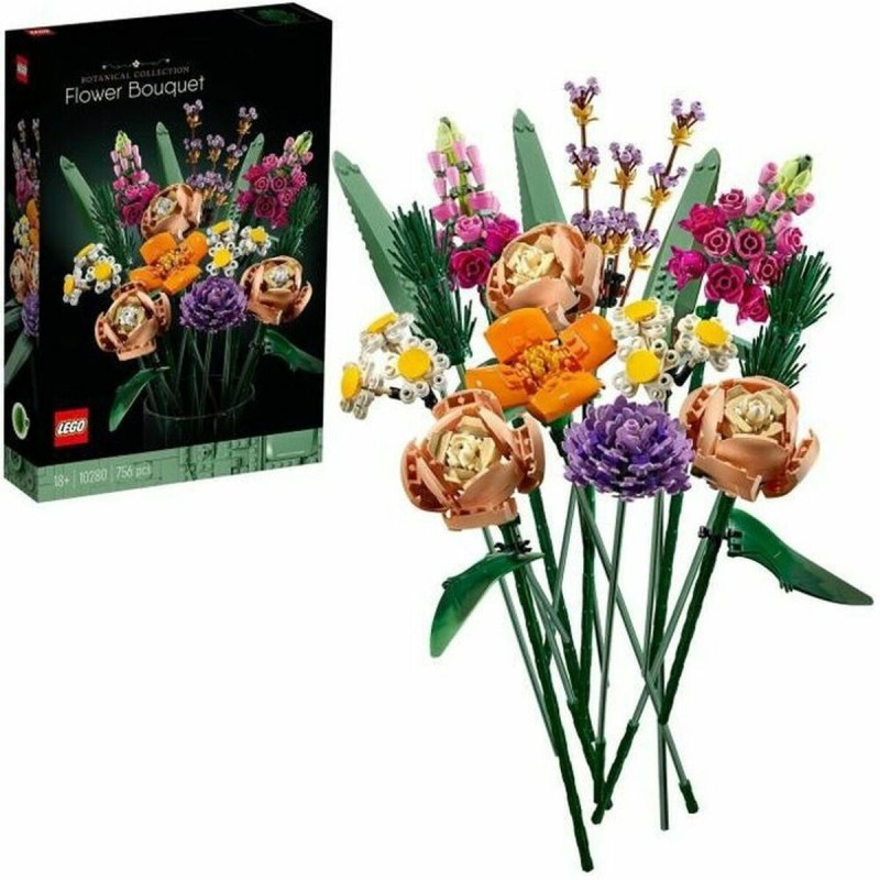 Playset Lego Flower Bouquet Adultes 756 Pièces