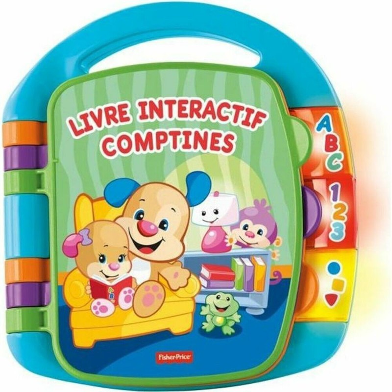 Jouet pour bébé Fisher Price Interactive Book Nursery Rhymes Puppy (FR) Plastique