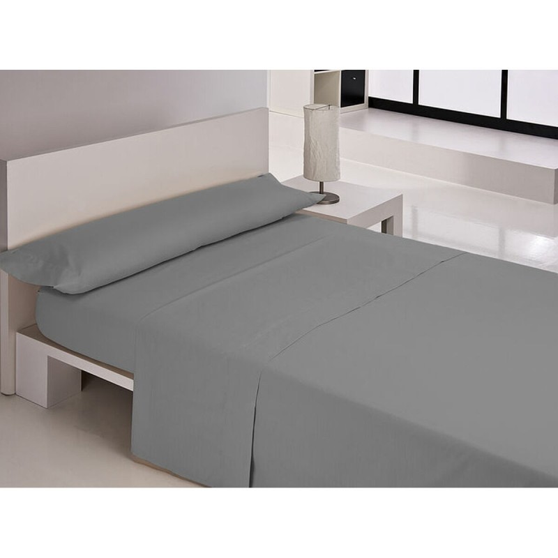 Jeu de draps Carla Rubini DENVER Anthracite Gran lit 2 persones