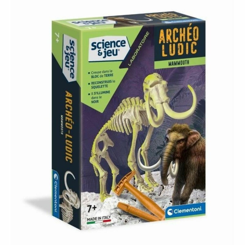 Jeu scientifique Clementoni Archéo Ludic Mammoth Fluorescent