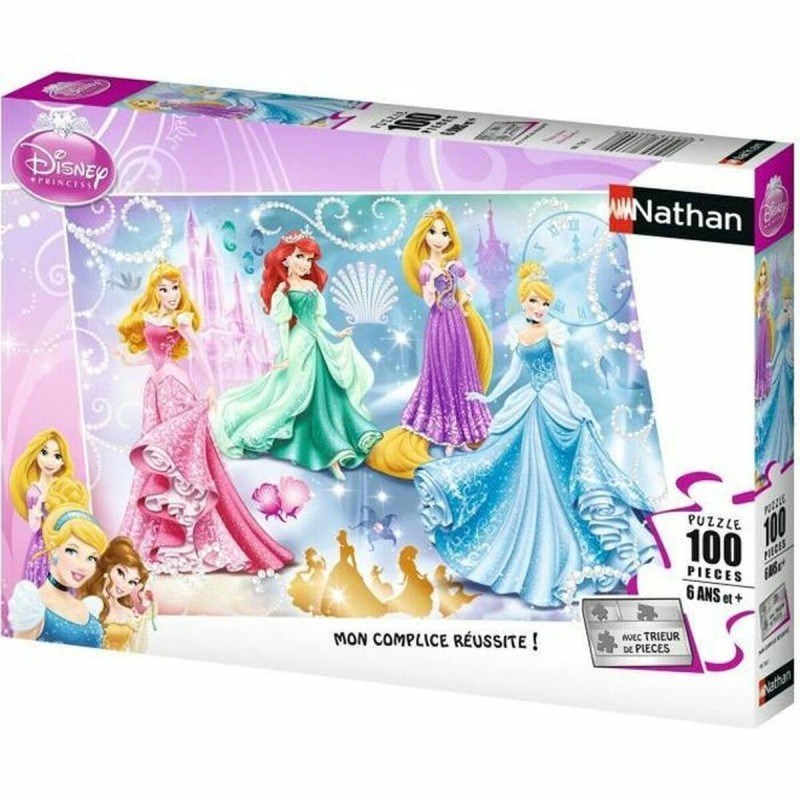 Puzzle Nathan Sparkling Princesses 36 x 26 cm 100 Pièces