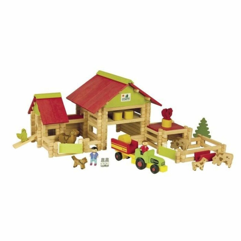 Playset Jeujura Large farm 220 Pièces