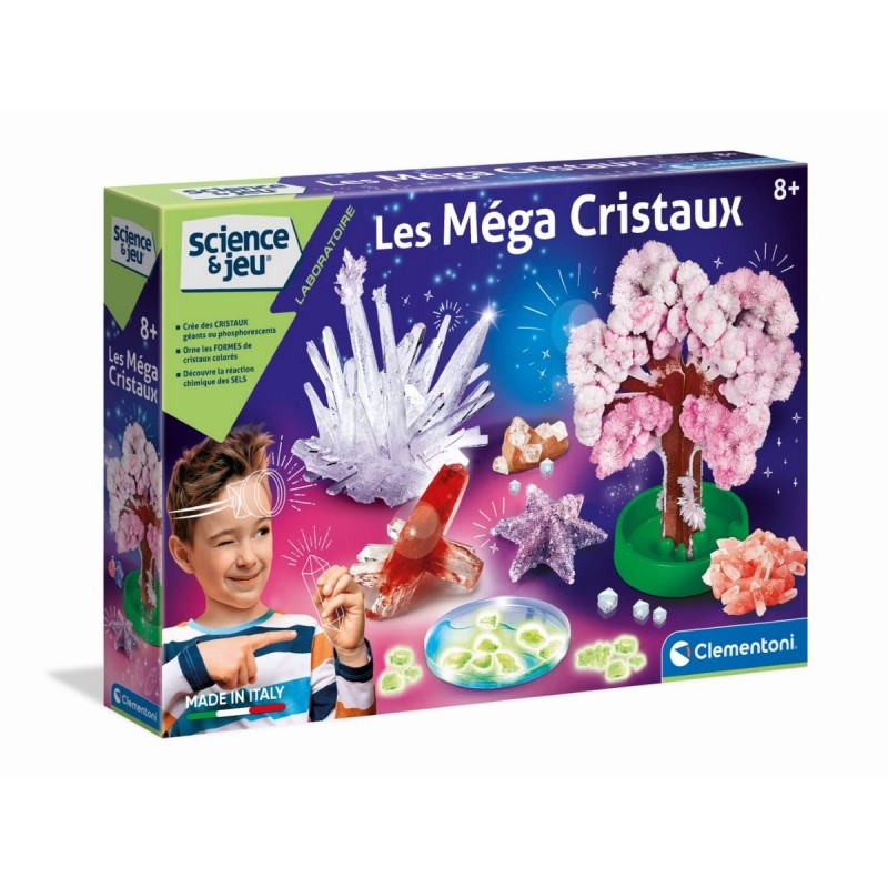 Jeu scientifique Clementoni The Mega Crystals Français 52490