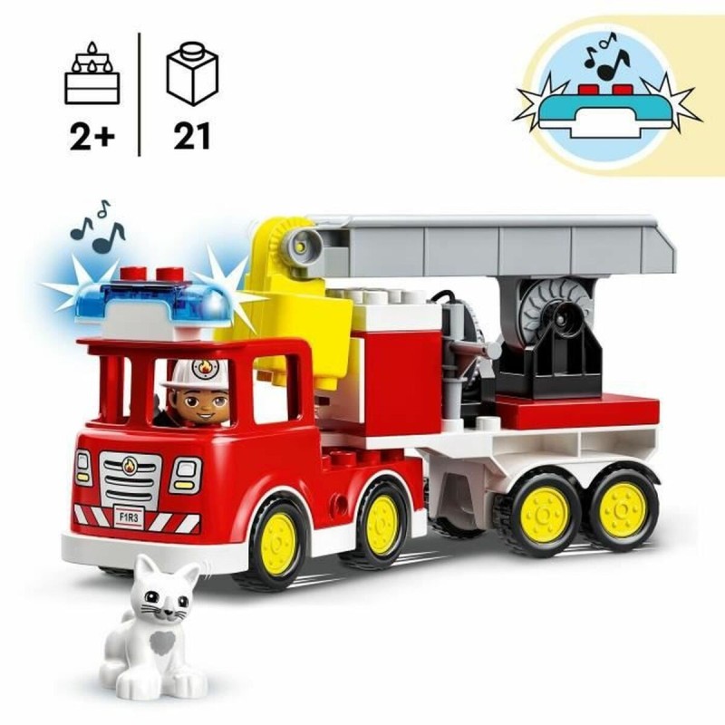 Playset Lego DUPLO Town 10969 Fire Truck 21 Pièces