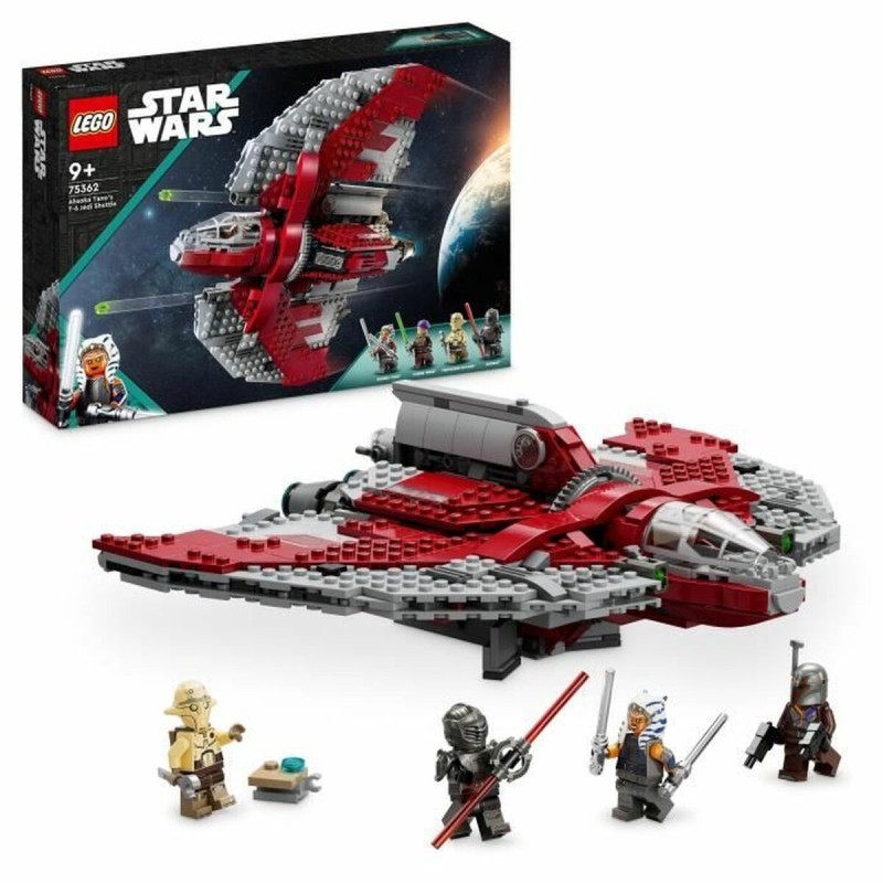 Set de construction Lego Star Wars 75362 Ahsoka Tano's T6 Jedi Shuttle Multicouleur 599 Pièces