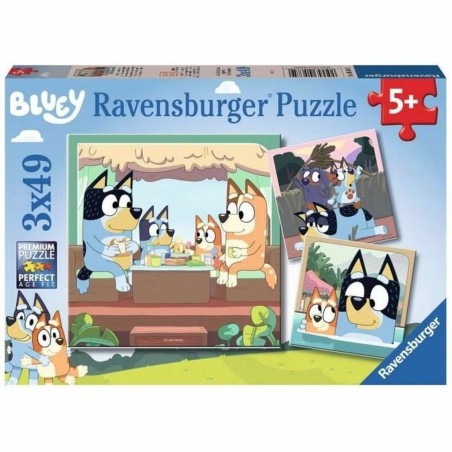 Set de 3 Puzzles Bluey Ravensburger 05685 147 Pièces