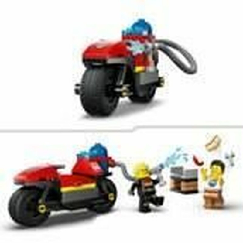 Playset Lego 60410 Fire Rescue Motorcycle 57 Pièces