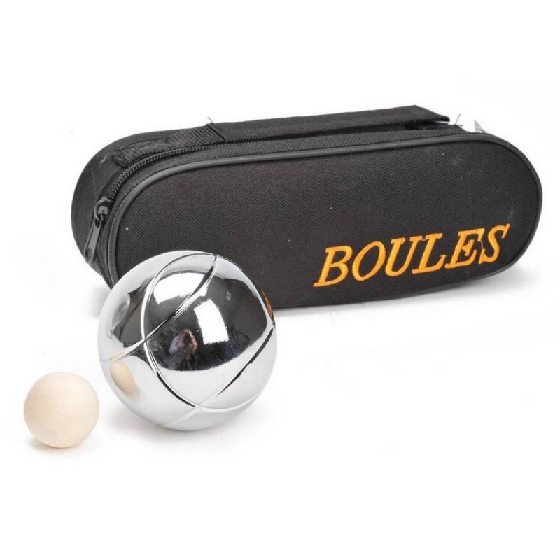 Jeu de pétanque Dimatel Sac de transport Métal 5 Pièces (8 x 23 x 6