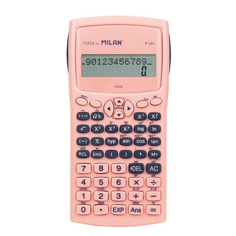 Calculatrice scientifique Milan M240 Serie 1918 Rose