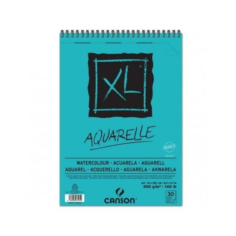 Bloc aquarelle Canson Aquarelle XL 300 g/m² 210 x 297 mm