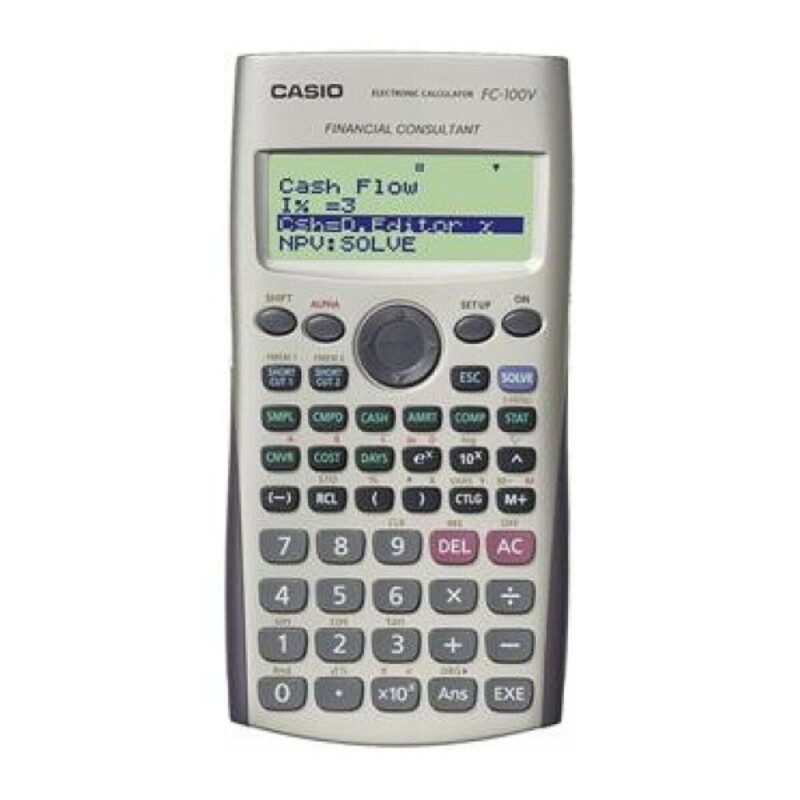 Calculatrice scientifique Casio FC-100V 13