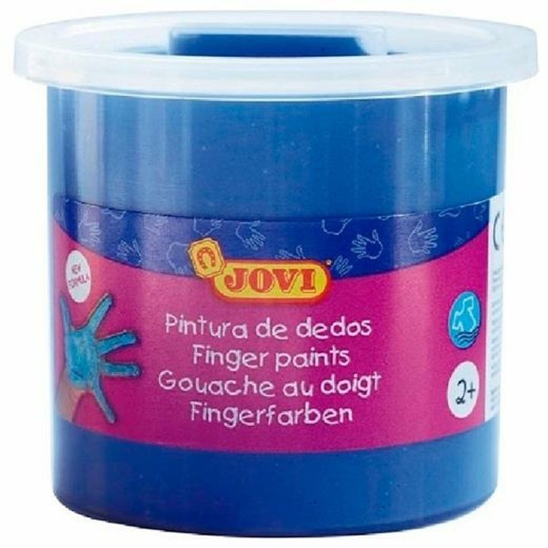 peinture pour doigts Jovi Coffret 5 Pièces Bleu 125 ml