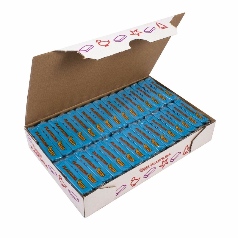 Pâte à modeler Jovi Bleu 50 g (30 Pièces)