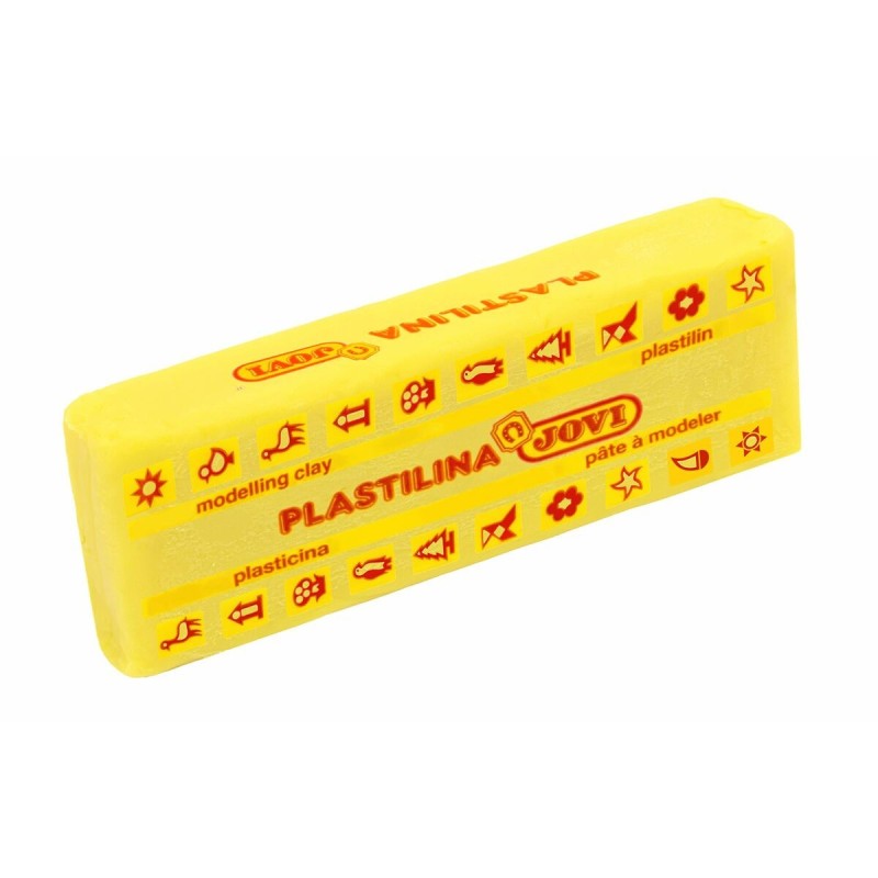 Pâte à modeler Jovi School Jaune 150 g 15 Unités