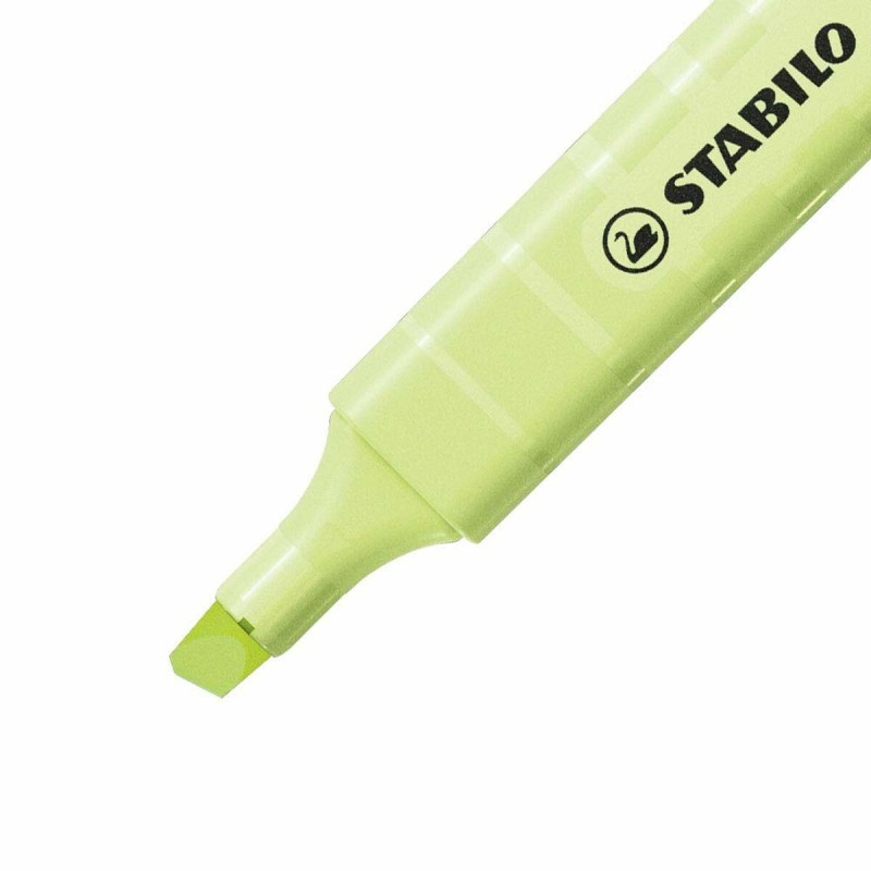 Marqueur fluorescent Stabilo Swing Cool Vert citron 10 Pièces