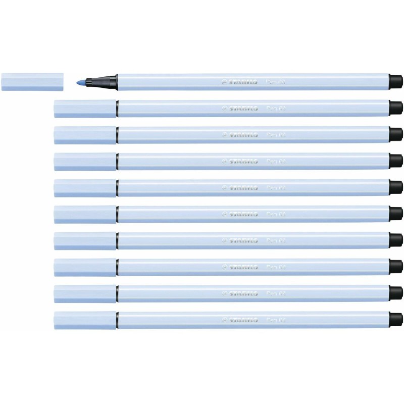 Feutres Stabilo Pen 68 Bleu (10 Pièces)