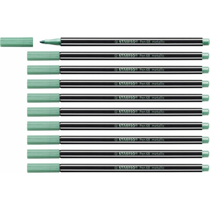 Feutres Stabilo Pen 68 metallic (10 Pièces)