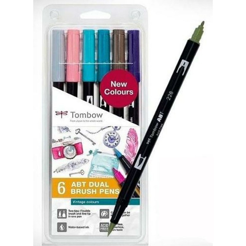 Feutres Tombow ABT DUAL Multicouleur