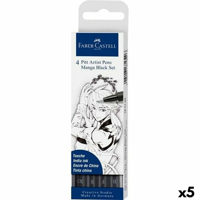 Ensemble de Marqueurs Faber-Castell Pitt Artist Bande dessinée