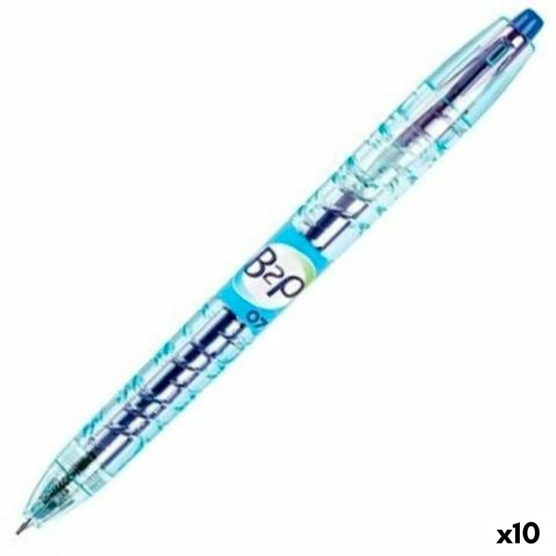 Stylo gel Pilot B2P 07 Rétractile Bleu 0