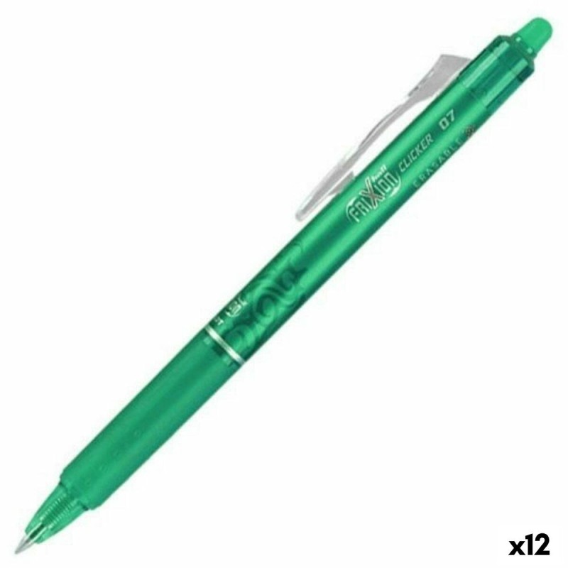 Crayon Pilot Frixion Clicker Encre effaçable Vert 0