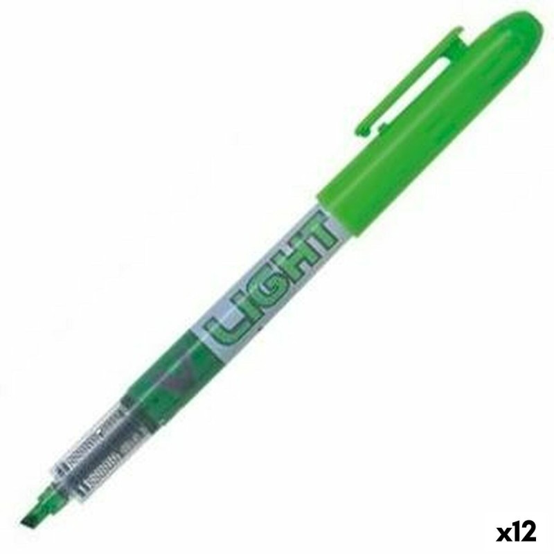 Marqueur fluorescent Pilot Vert (12 Unités)