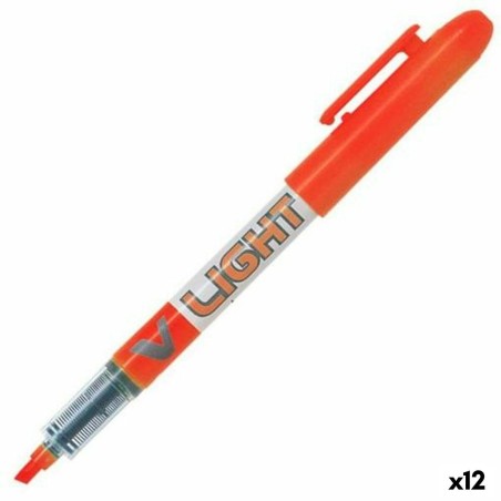 Marqueur fluorescent Pilot V Light Orange (12 Unités)