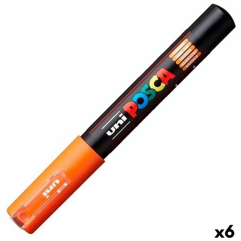 Marqueur POSCA PC-1M Orange (6 Unités)