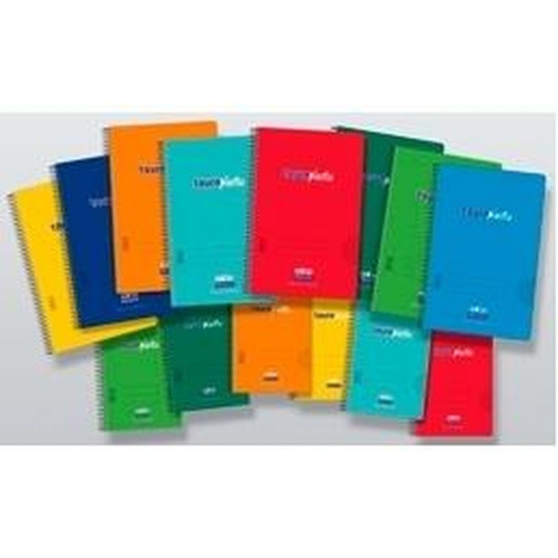 Cahier Multicouleur quarto 8 Pièces